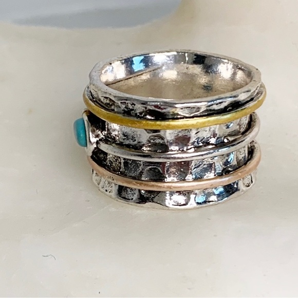Turquoise & Silver Women’s Ring! - Picture 2 of 4